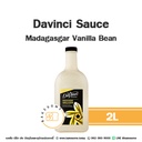 ซอส DAVINCI Sauce Madagascar Vanilla Bean 2 ลิตร (ดาวินชี่) สำหรับเครื่องดื่มและท็อปปิ้งขนม
