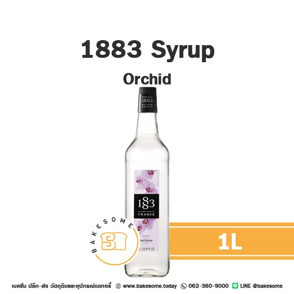 ไซรัป 1883 Syrup Orchid 1 ลิตร สำหรับกาแฟ ชา และเครื่องดื่ม