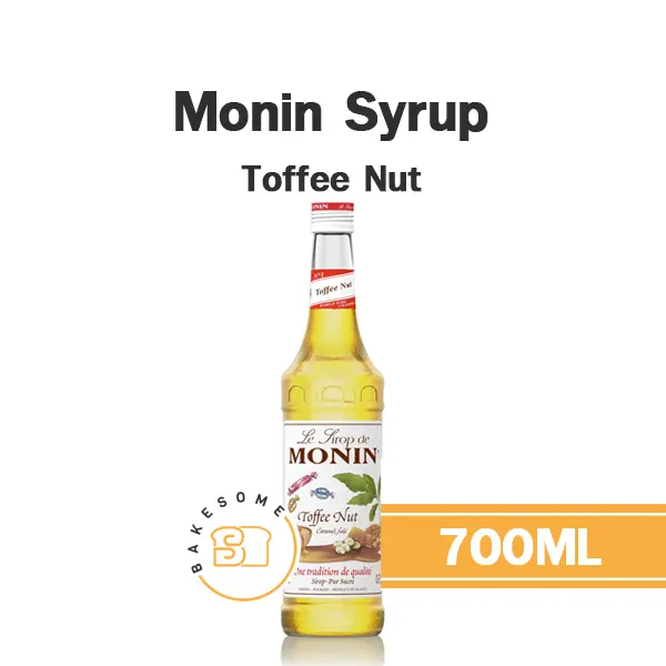 ไซรัป MONIN Syrup Toffee Nut 700 มล. (โมนิน) สำหรับกาแฟ ชา และเครื่องดื่ม