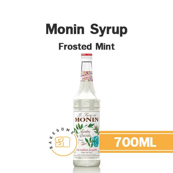 ไซรัป MONIN Syrup Frosted Mint 700 มล. (โมนิน) สำหรับกาแฟ ชา และเครื่องดื่ม