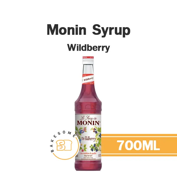 ไซรัป MONIN Syrup Wildberry 700 มล. (โมนิน) สำหรับกาแฟ ชา และเครื่องดื่ม