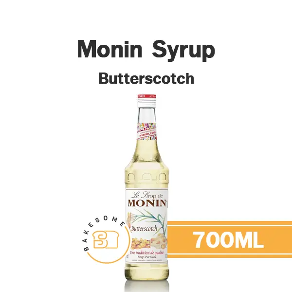 ไซรัป MONIN Syrup Butterscotch 700 มล. (โมนิน) สำหรับกาแฟ ชา และเครื่องดื่ม