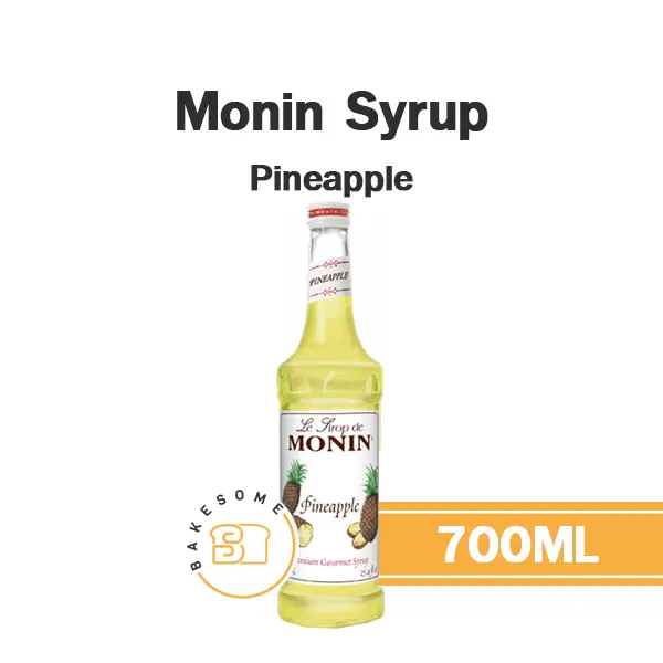 ไซรัป MONIN Syrup Pineapple 700 มล. (โมนิน) สำหรับกาแฟ ชา และเครื่องดื่ม