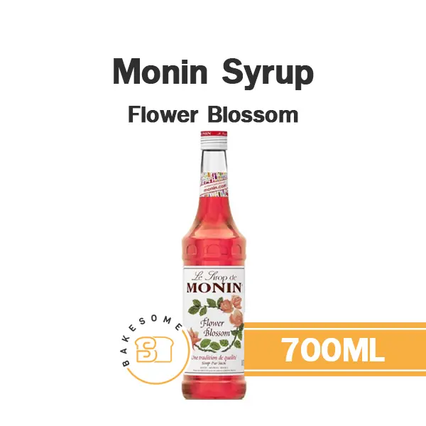 ไซรัป MONIN Syrup Flower Blossom 700 มล. (โมนิน) สำหรับกาแฟ ชา และเครื่องดื่ม