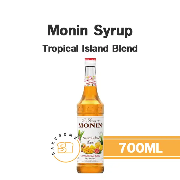 ไซรัป MONIN Syrup Tropical Island 700 มล. (โมนิน) สำหรับกาแฟ ชา และเครื่องดื่ม