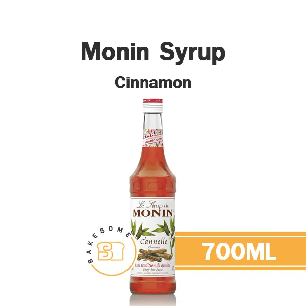 ไซรัป Monin Syrup Cinnamon 700 มล. (โมนิน) สำหรับกาแฟ ชา และเครื่องดื่ม