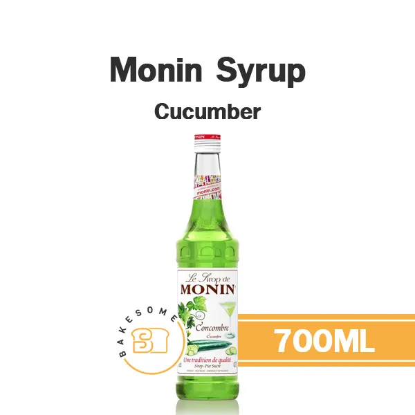 ไซรัป MONIN Syrup Cucumber 700 มล. (โมนิน) สำหรับกาแฟ ชา และเครื่องดื่ม