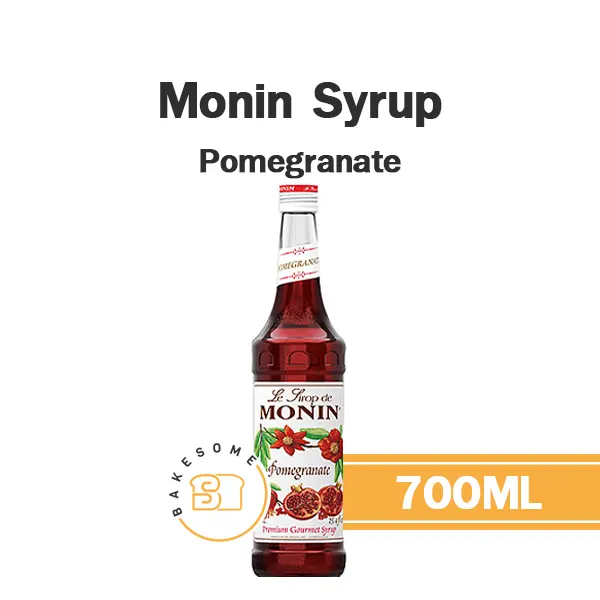 ไซรัป MONIN Syrup Pomegranate 700 มล. (โมนิน) สำหรับกาแฟ ชา และเครื่องดื่ม