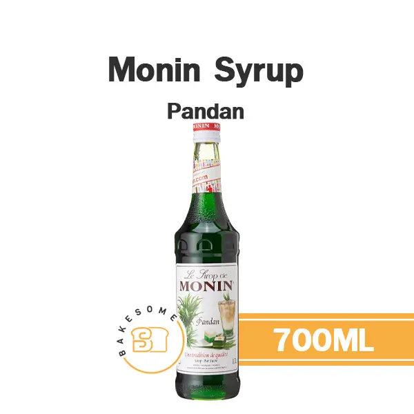 ไซรัป MONIN Syrup Pandan 700 มล. (โมนิน) สำหรับกาแฟ ชา และเครื่องดื่ม