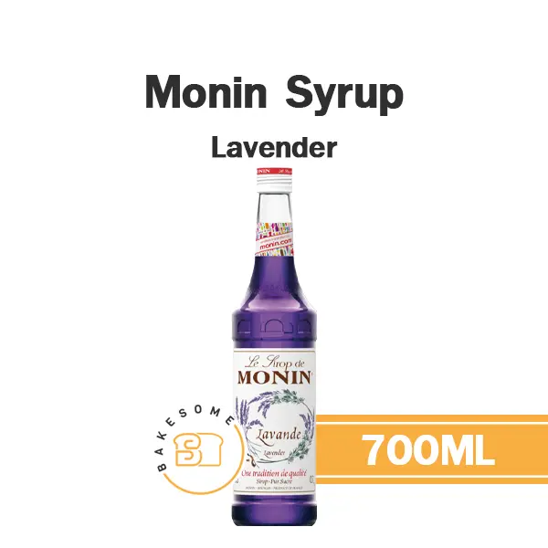 ไซรัป MONIN Syrup Lavender 700 มล. (โมนิน) สำหรับกาแฟ ชา และเครื่องดื่ม