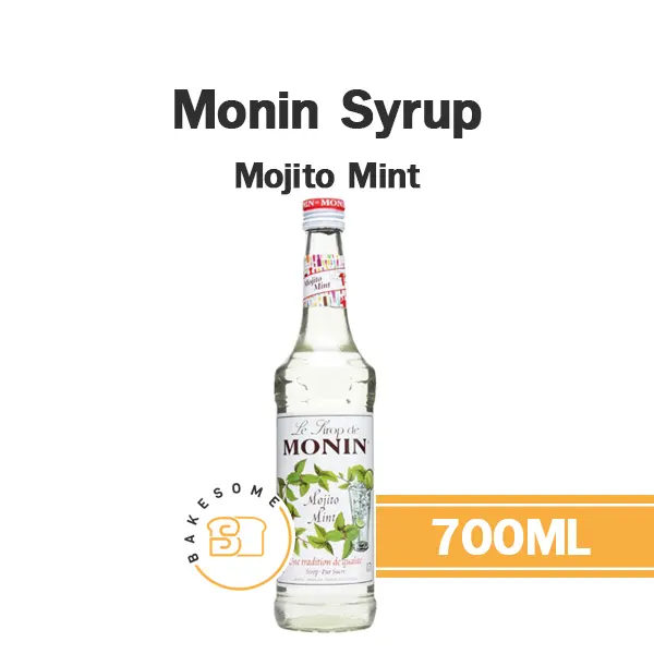 ไซรัป MONIN Syrup Mojito Mint 700 มล. (โมนิน) สำหรับกาแฟ ชา และเครื่องดื่ม