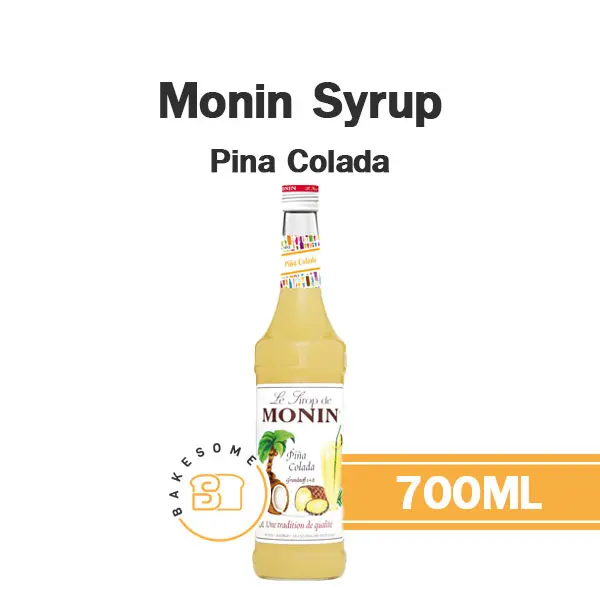 ไซรัป MONIN Syrup Pina Colada 700 มล. (โมนิน) สำหรับกาแฟ ชา และเครื่องดื่ม
