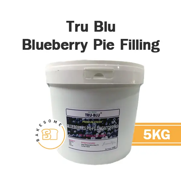 ไส้ขนม ท็อปปิ้ง แยม TRU BLU Blueberry Pie Filling 5 กก. สำหรับทำขนมและเบเกอรี่