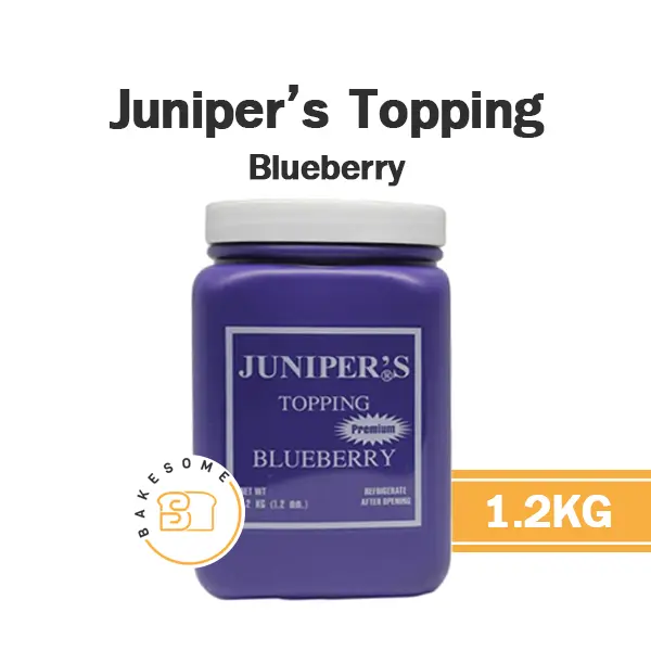 ซอส JUNIPER บลูเบอร์รี่ ท้อปปิ้ง 1.2 กก. สำหรับเครื่องดื่มและท็อปปิ้งขนม