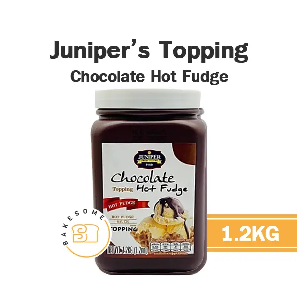 ซอส JUNIPER ช็อคโกแลต ฮอต ฟัดจ์ ท้อปปิ้ง 1.2 กก. สำหรับเครื่องดื่มและท็อปปิ้งขนม