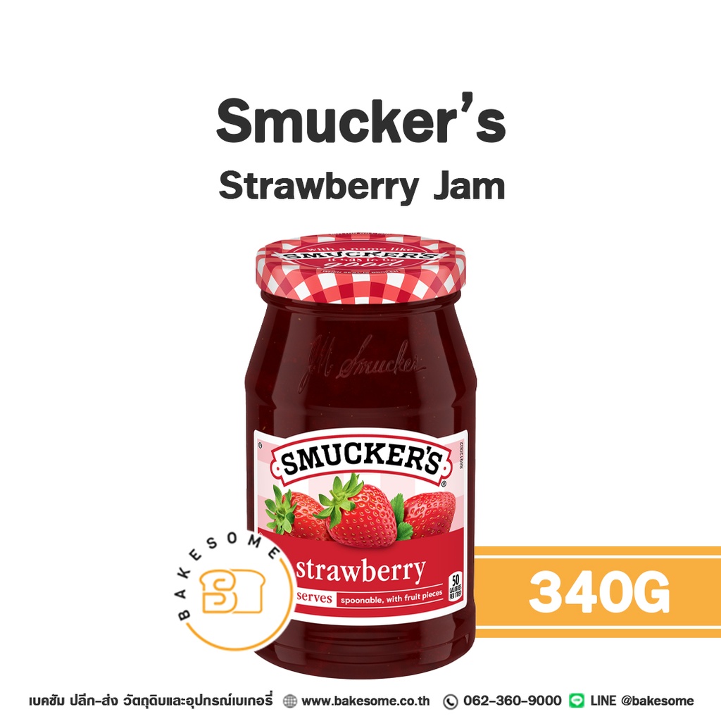 SMUCKER'S Jam Strawberry 340G
