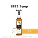 1883 Syrup Vanilla 1L