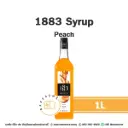 1883 Syrup Peach 1L