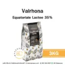 VALRHONA Equatoriale Lactee 35% 3KG
